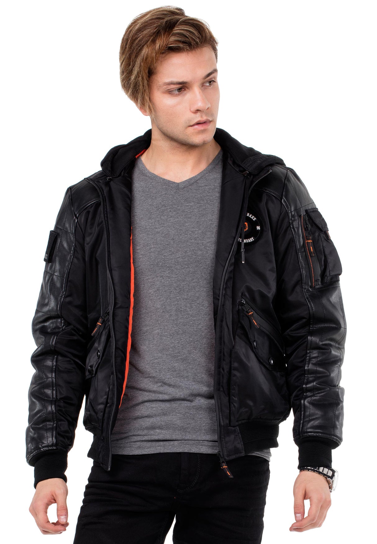 CM134 kurtka męska zimowa bomberka