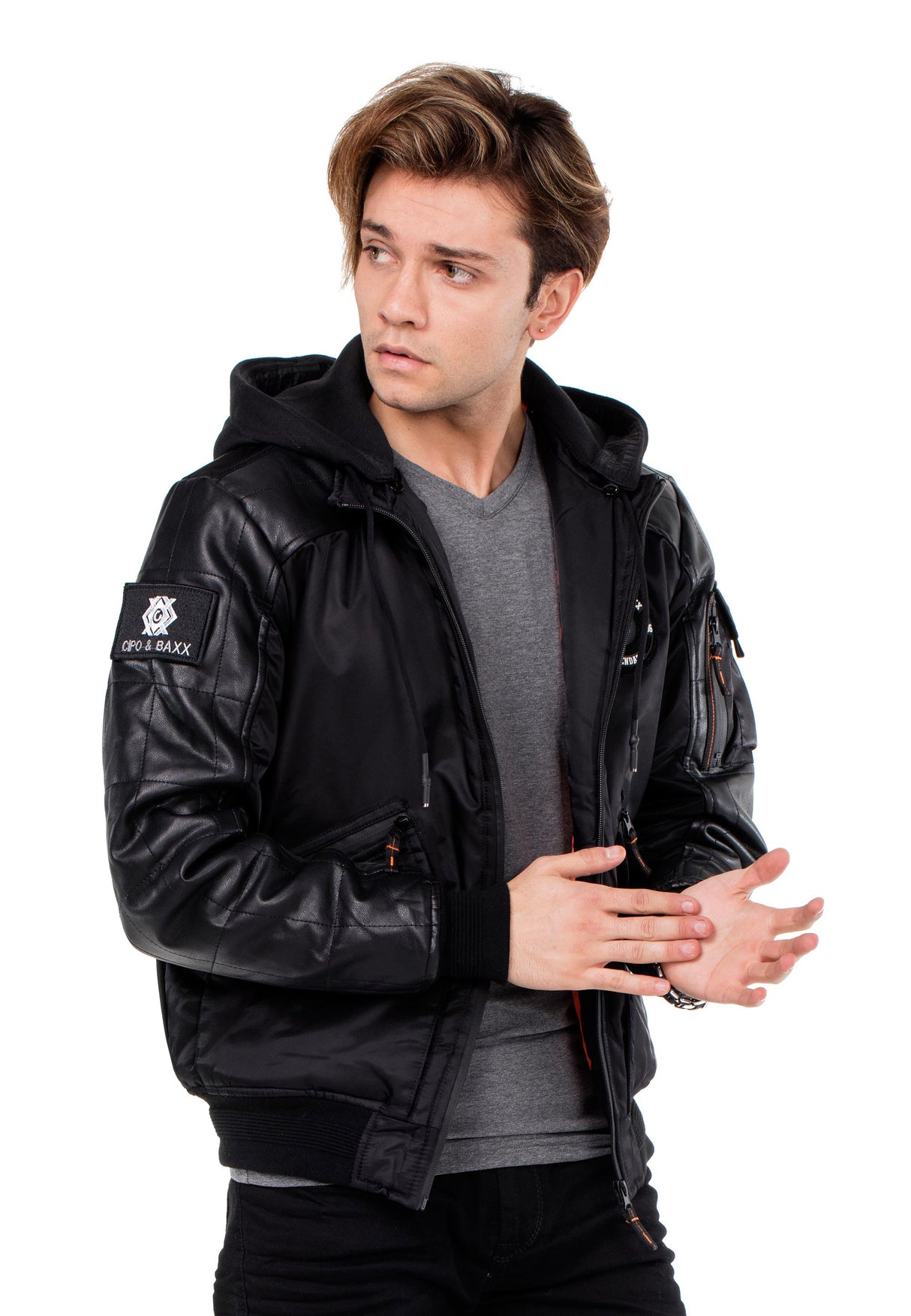 CM134 kurtka męska zimowa bomberka