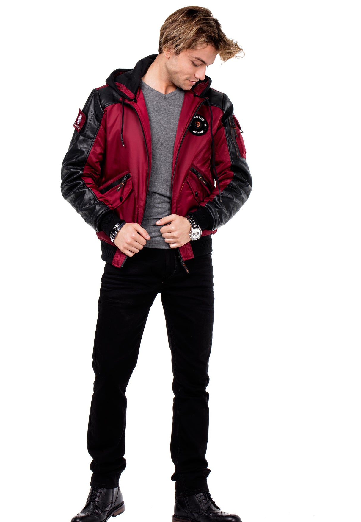 CM134 kurtka męska zimowa bomberka