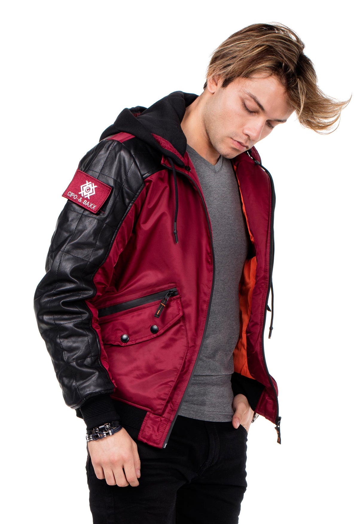 CM134 kurtka męska zimowa bomberka