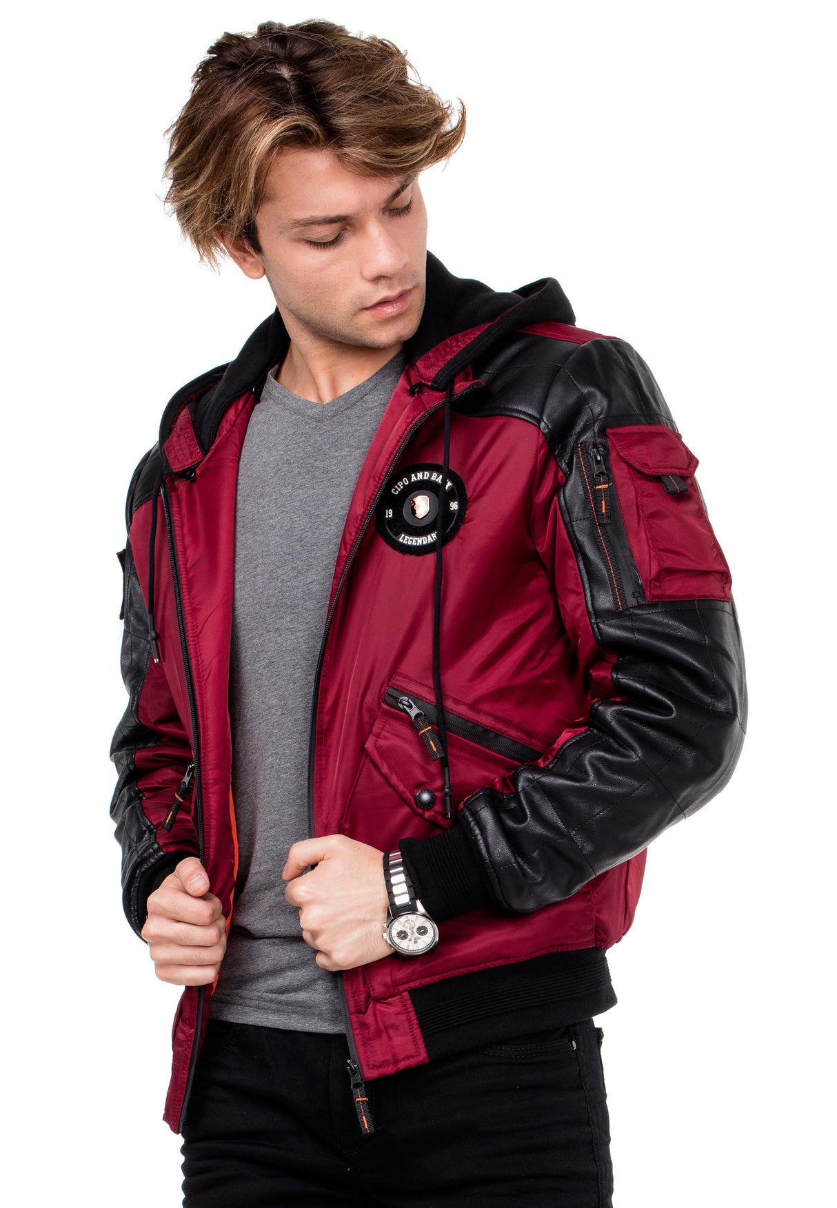 CM134 kurtka męska zimowa bomberka