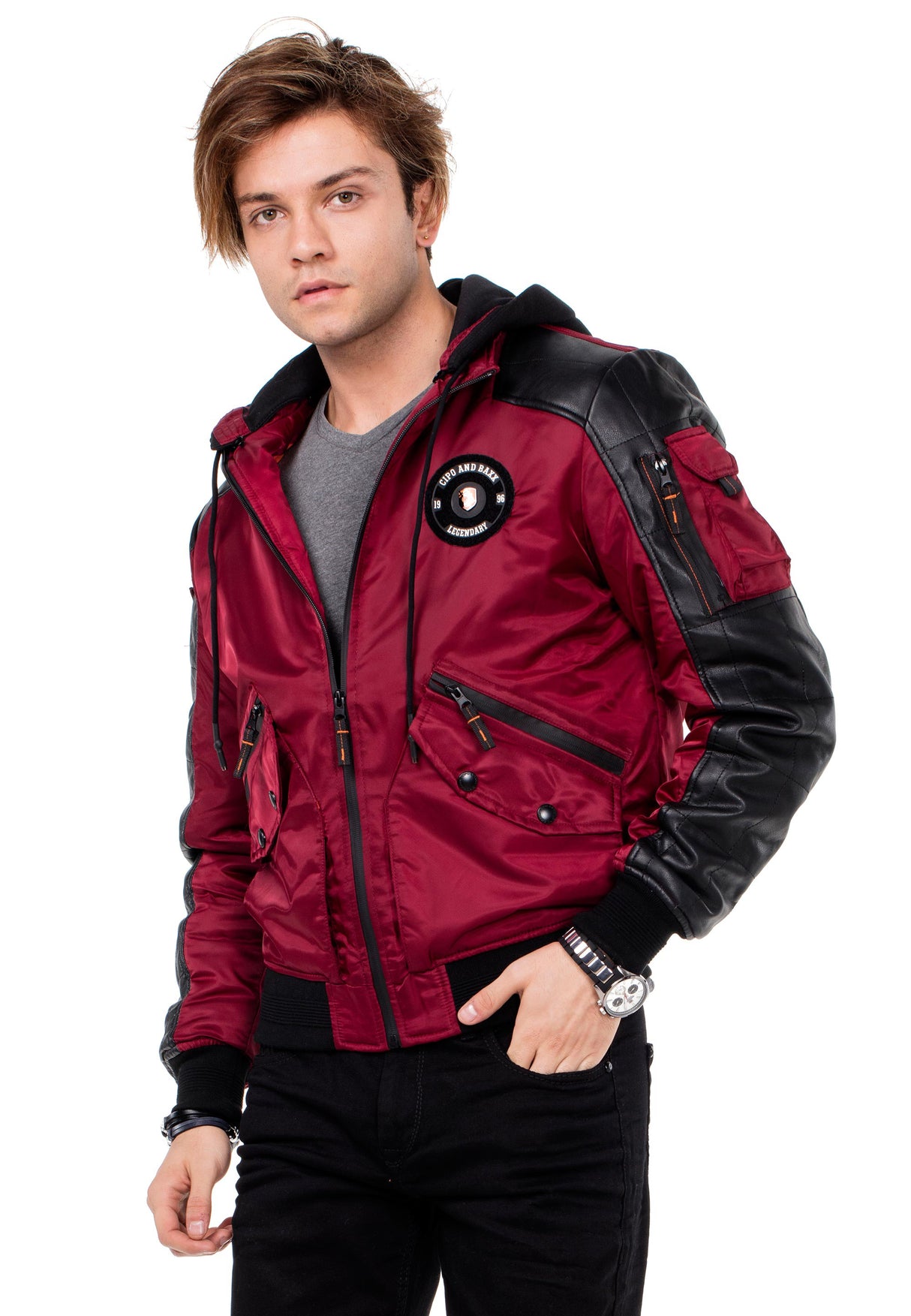 CM134 kurtka męska zimowa bomberka