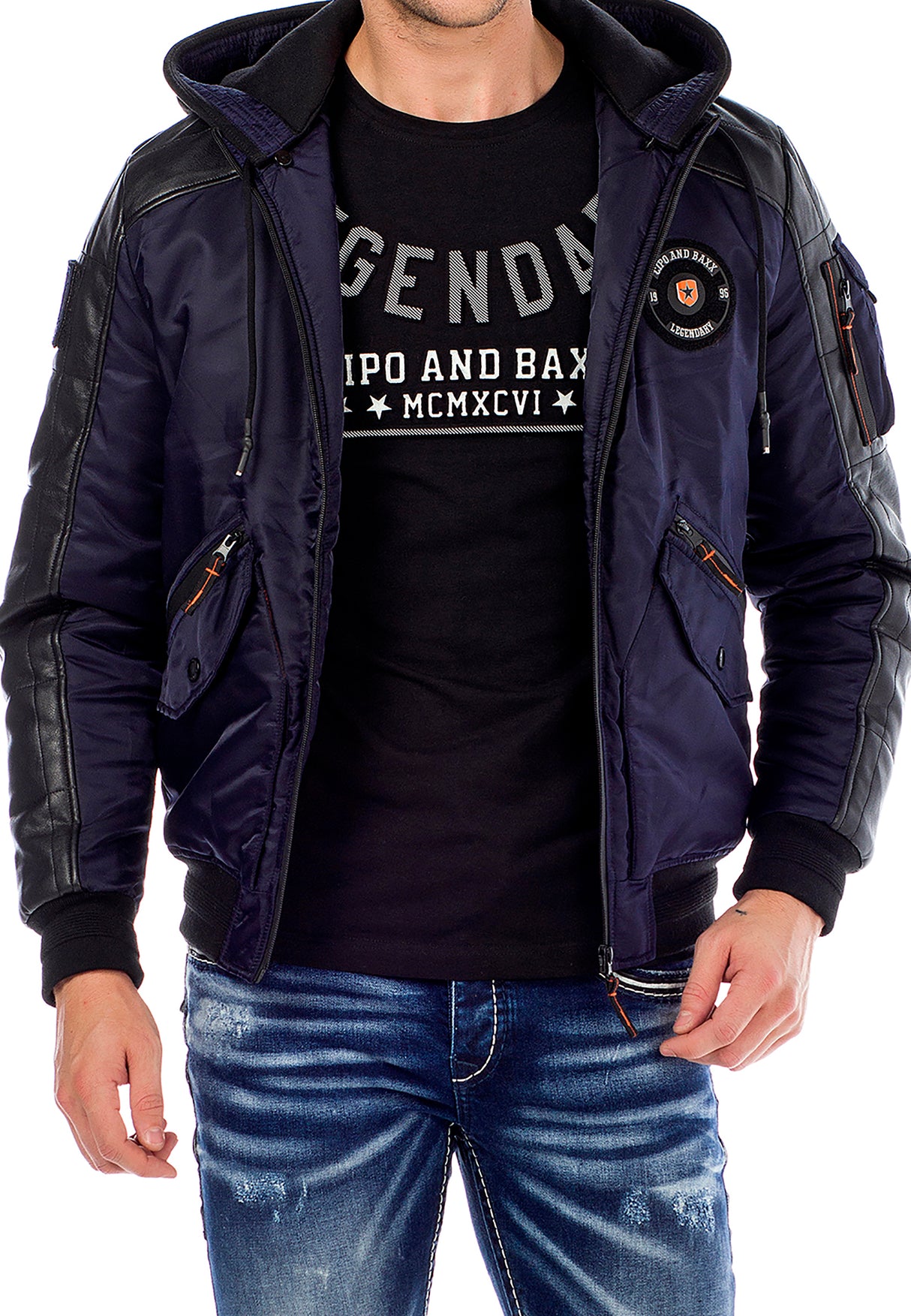 CM134 kurtka męska zimowa bomberka