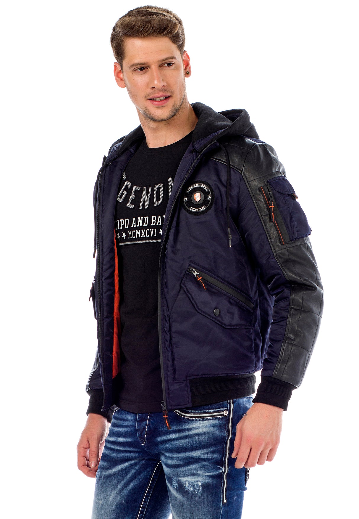 CM134 kurtka męska zimowa bomberka