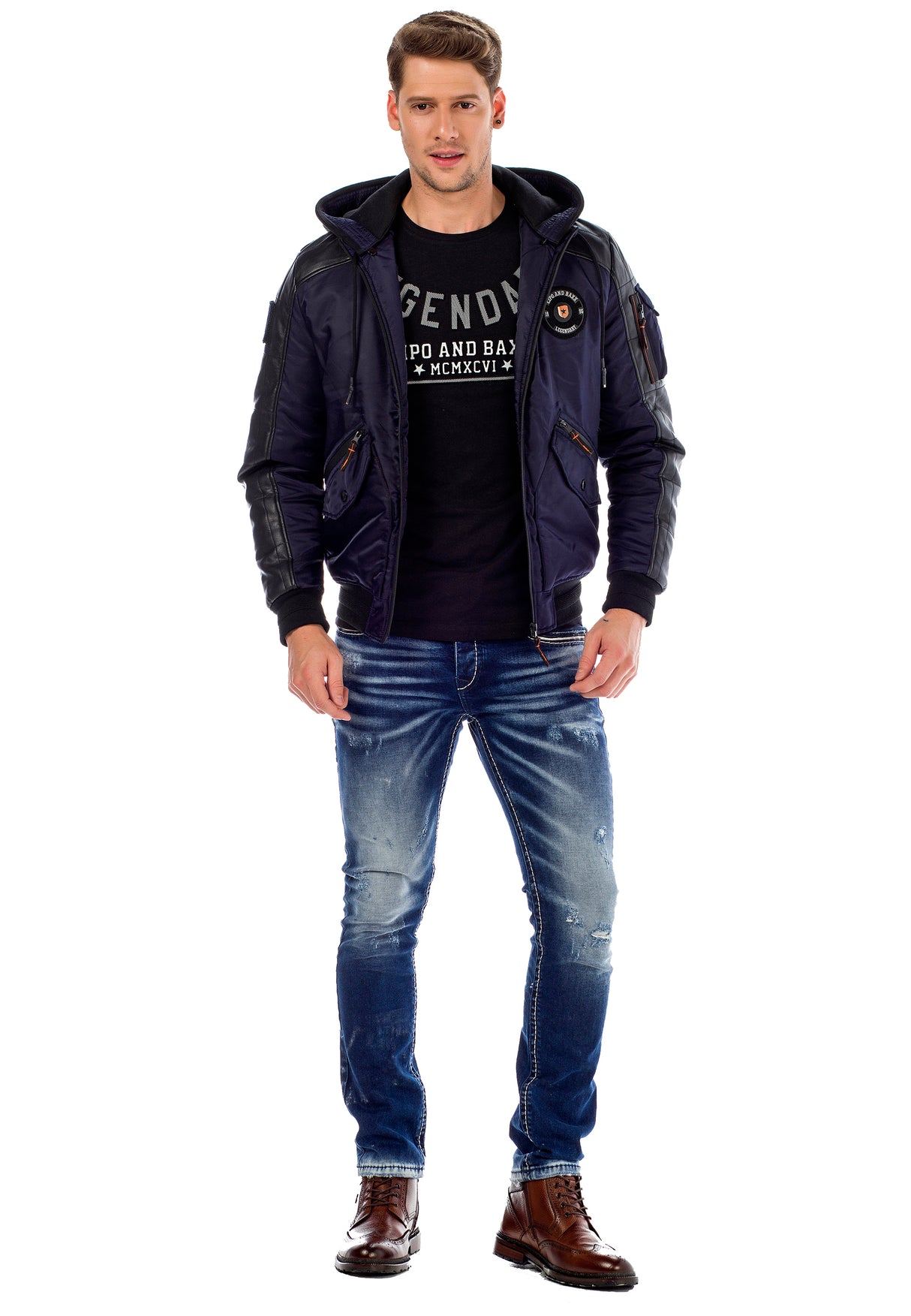 CM134 kurtka męska zimowa bomberka