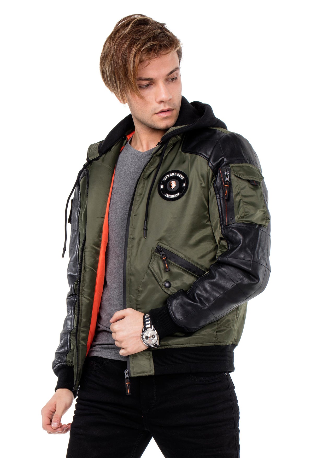 CM134 kurtka męska zimowa bomberka