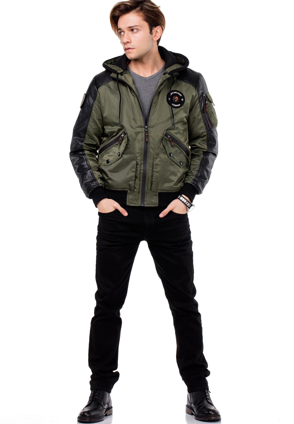 CM134 kurtka męska zimowa bomberka