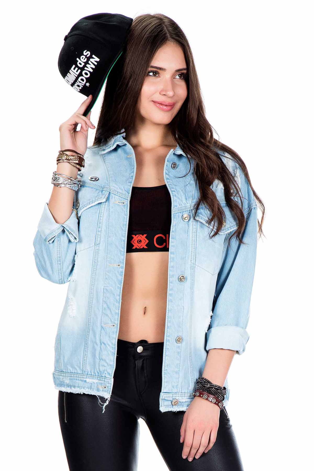 WJ153 kurtka damska postarzana