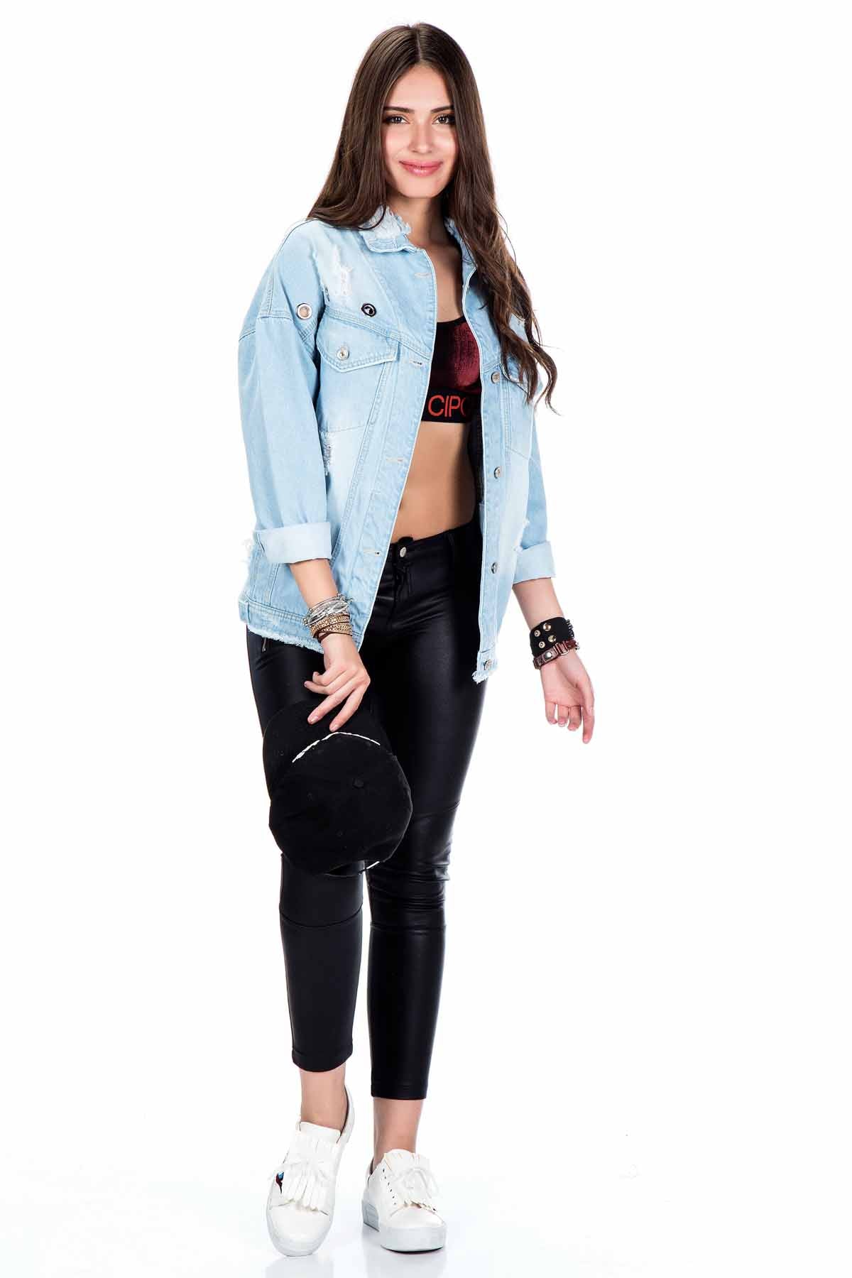 WJ153 kurtka damska postarzana