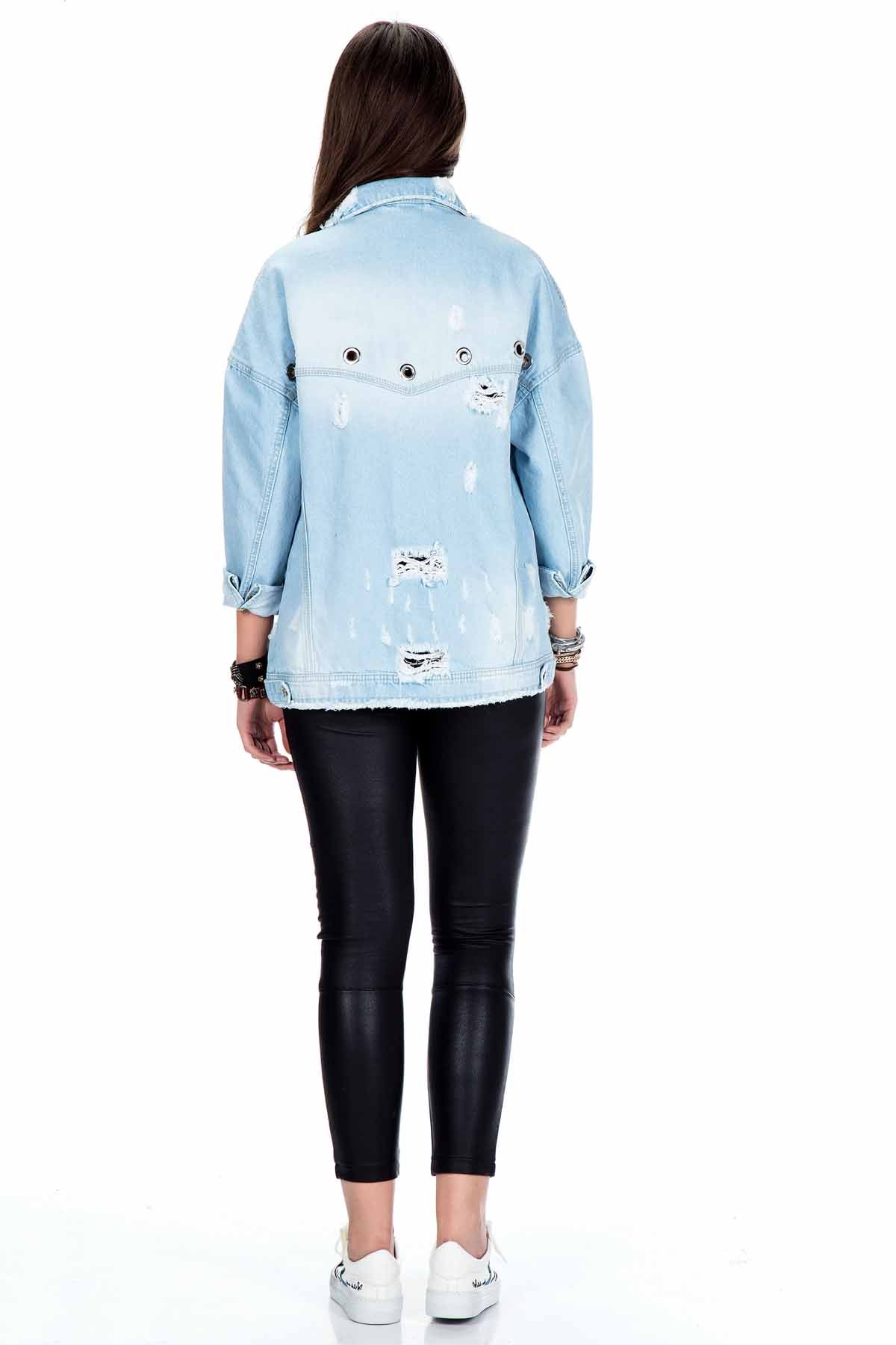 WJ153 kurtka damska postarzana