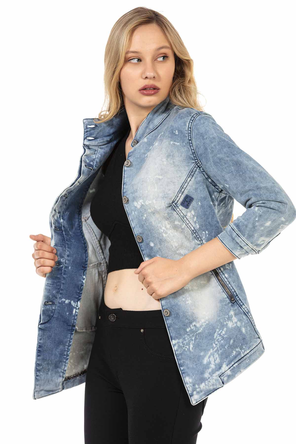 WJ116 bluza damska jeansowa