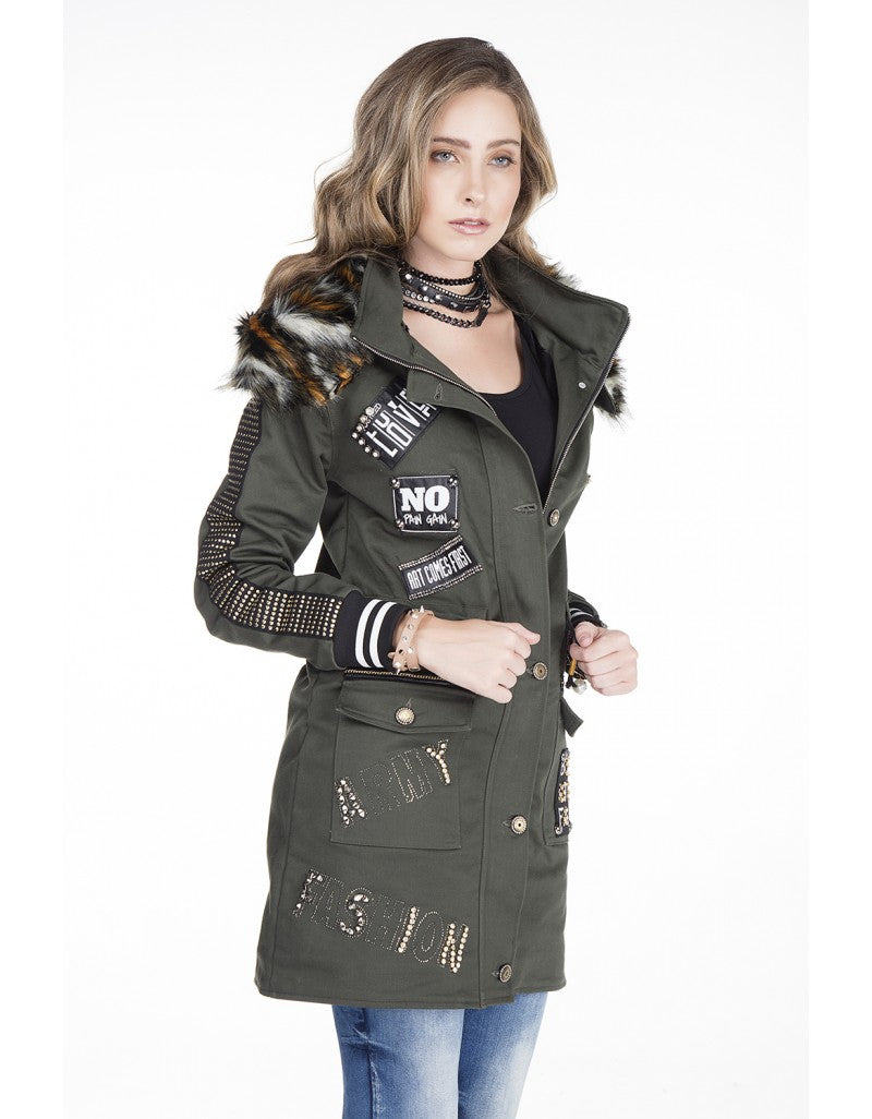 WJ134 kurtka damska z kapturem