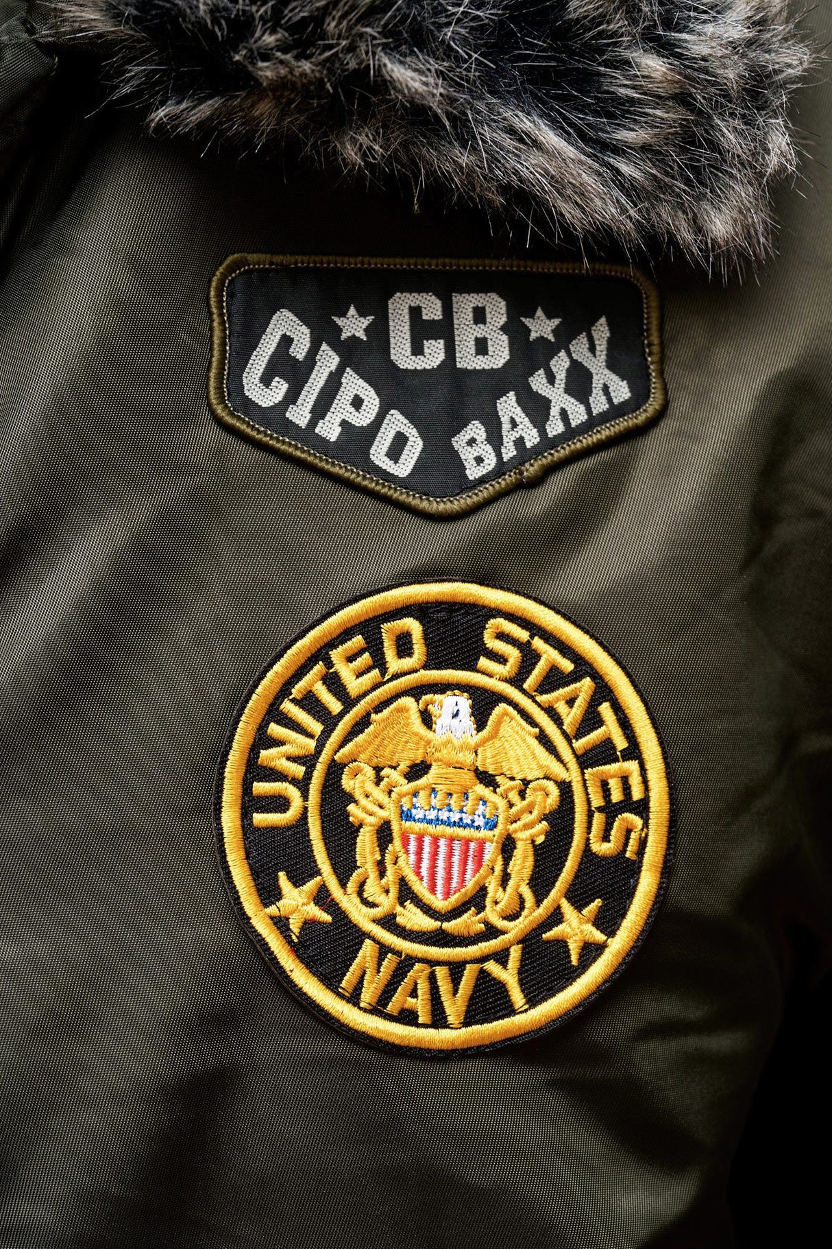 CM108 męska zimowa kurtka zielona