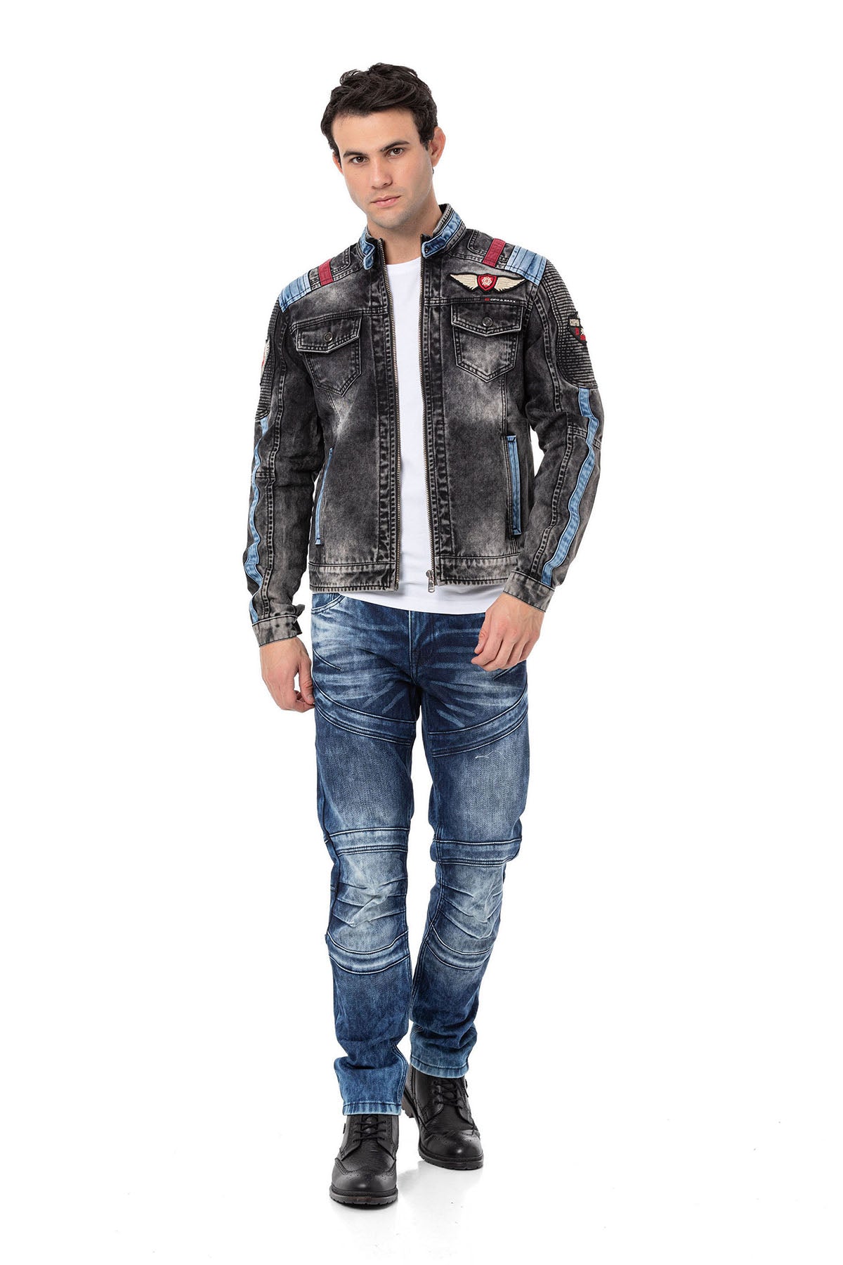 CJ300 kurtka męska jeansowa