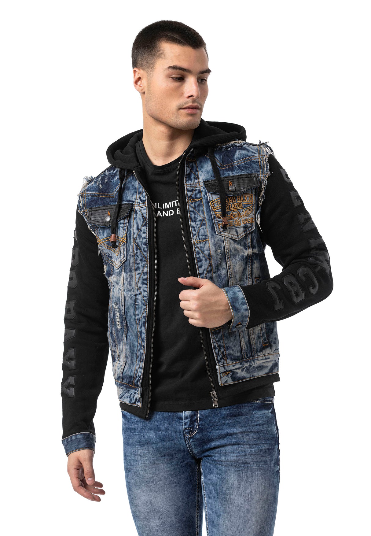 CJ309 VESTE EN JEANS