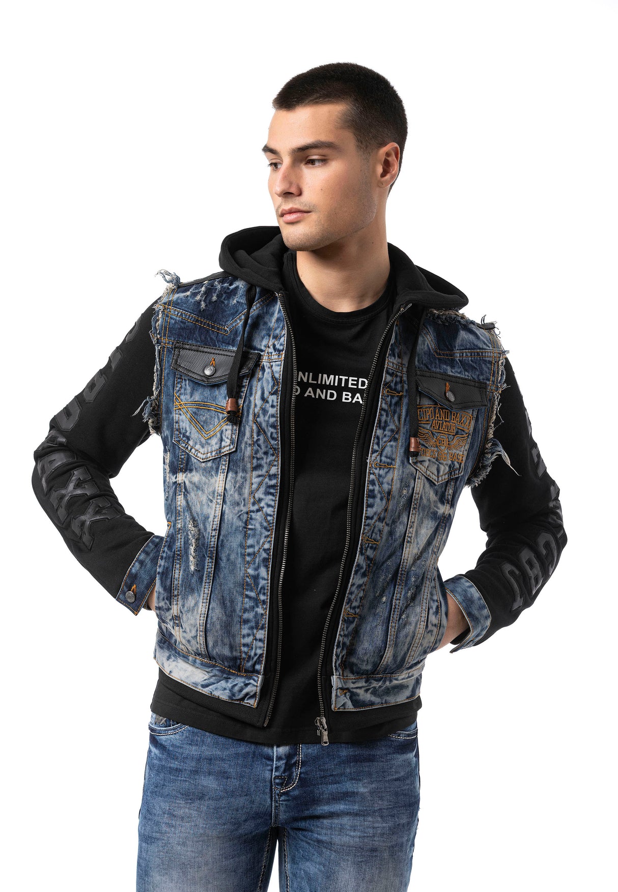 CJ309 VESTE EN JEANS