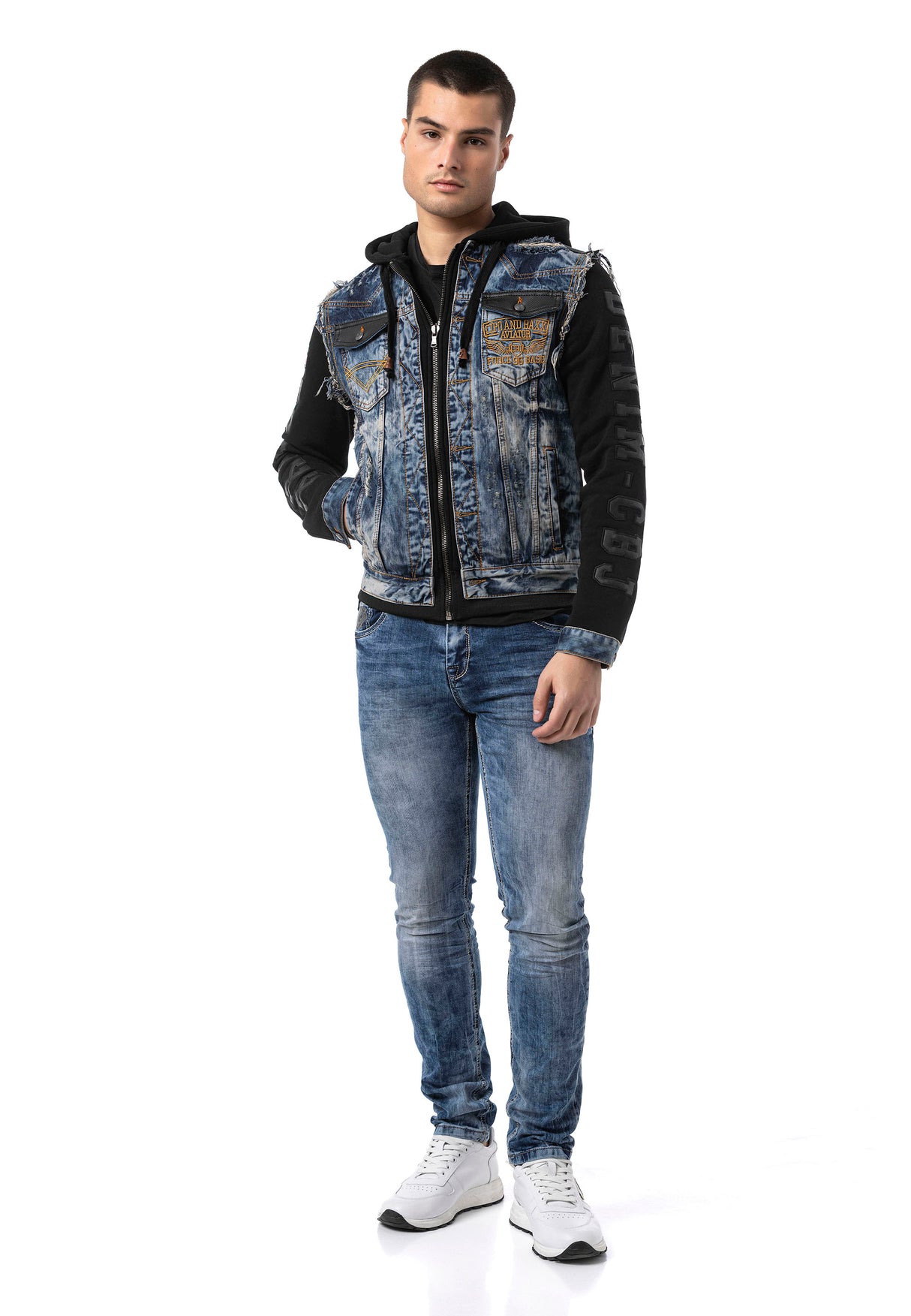 CJ309 VESTE EN JEANS