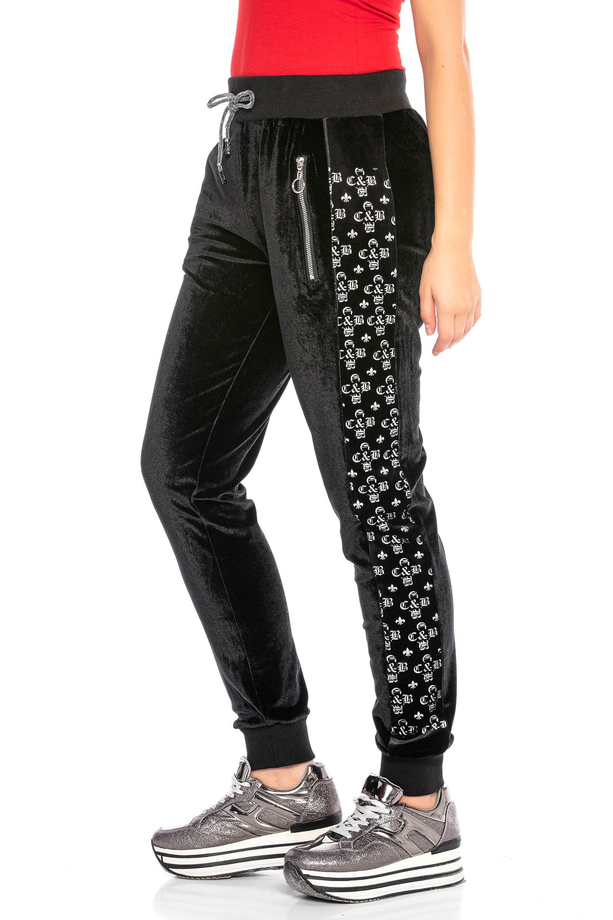 WR126 spodnie dresowe damskie