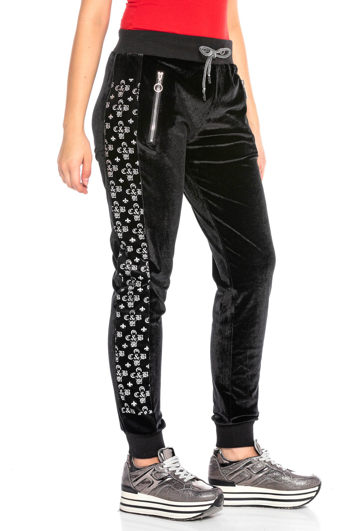 WR126 spodnie dresowe damskie