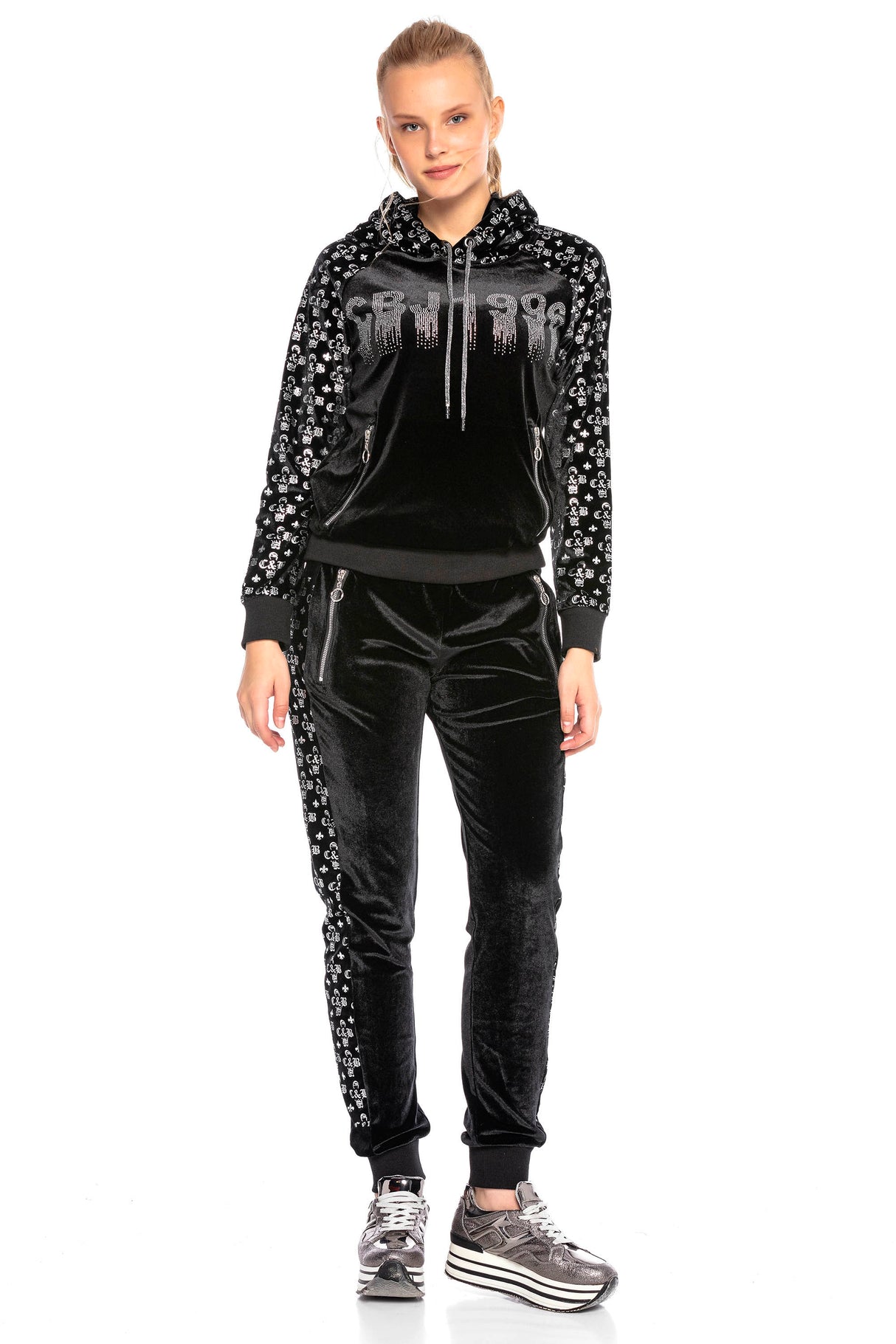 WR126 spodnie dresowe damskie