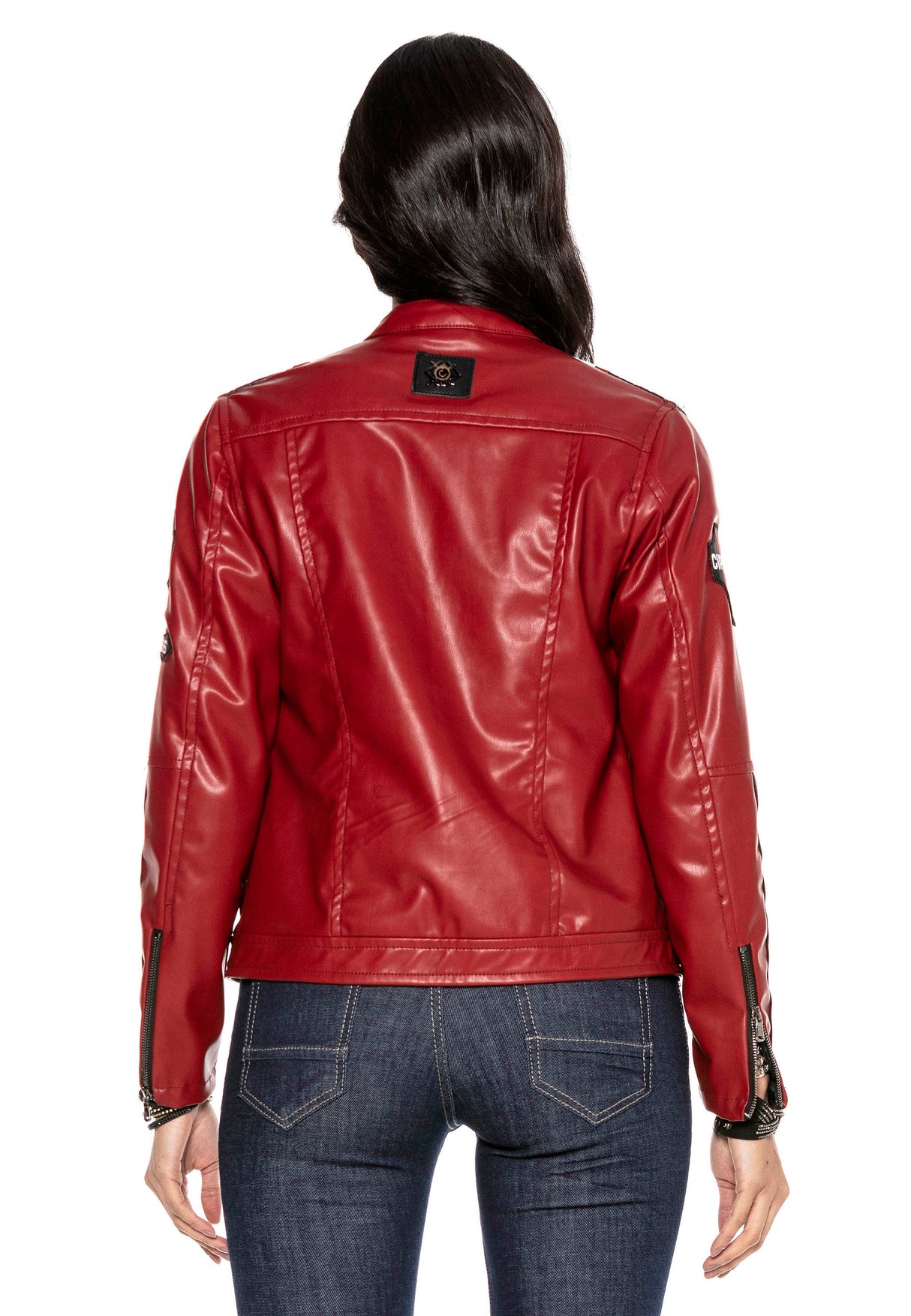 WJ182 kurtka z ekoskóry