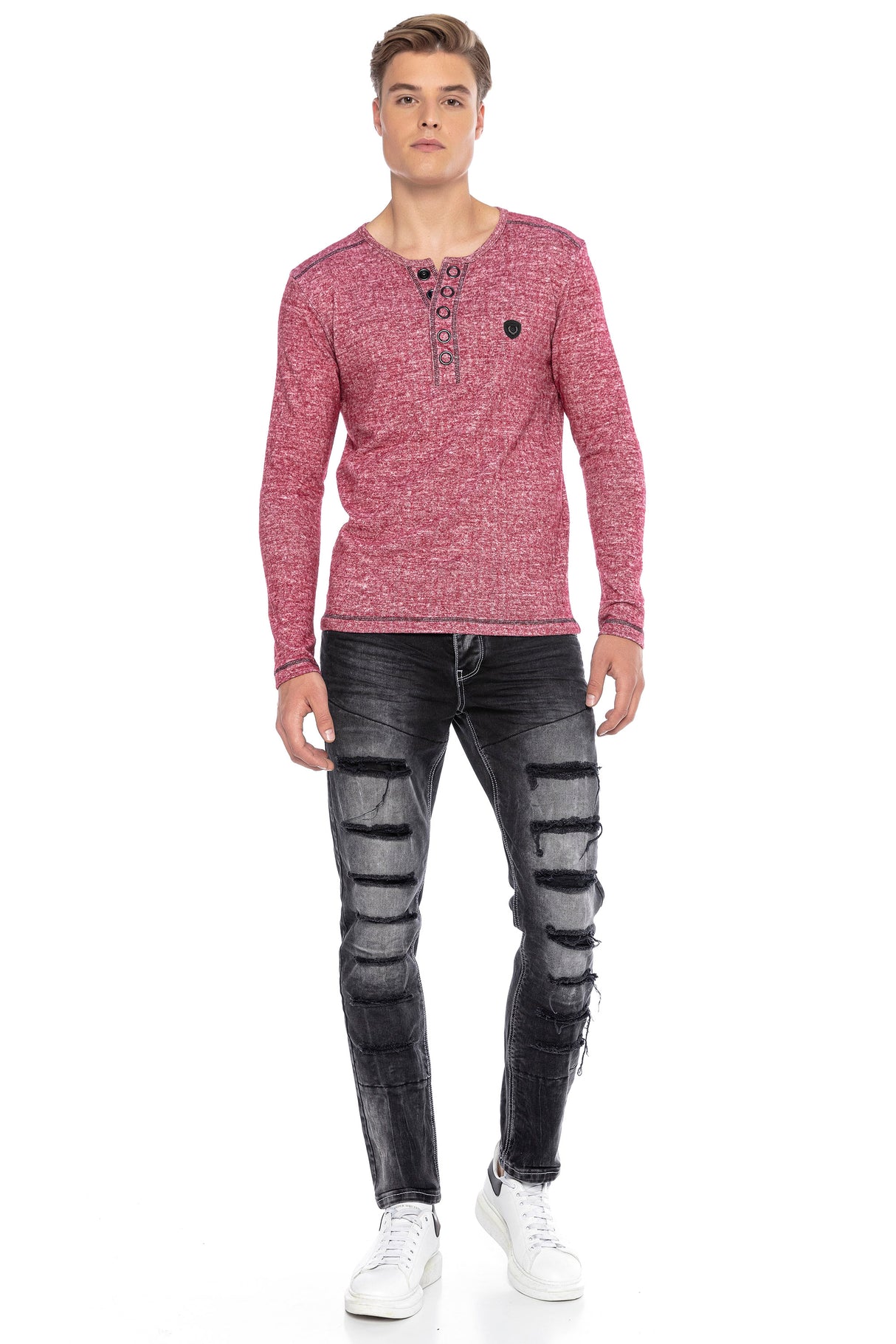 CL423 T-SHIRT À MANCHES LONGUES POUR HOMMES