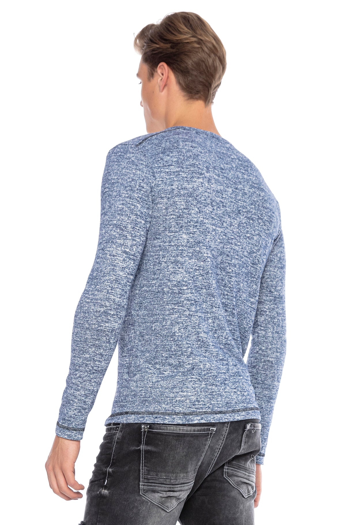 CL423 T-SHIRT À MANCHES LONGUES POUR HOMMES