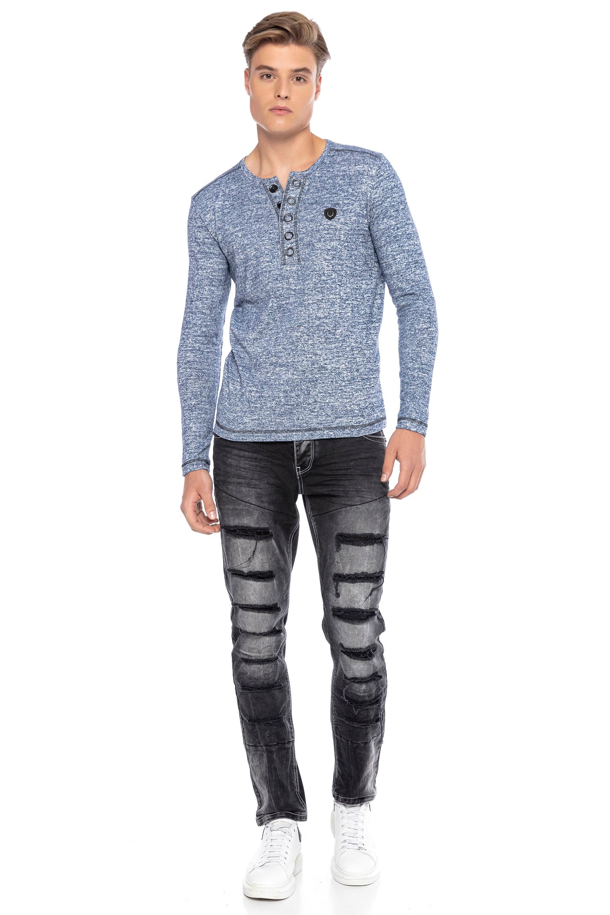 CL423 T-SHIRT À MANCHES LONGUES POUR HOMMES