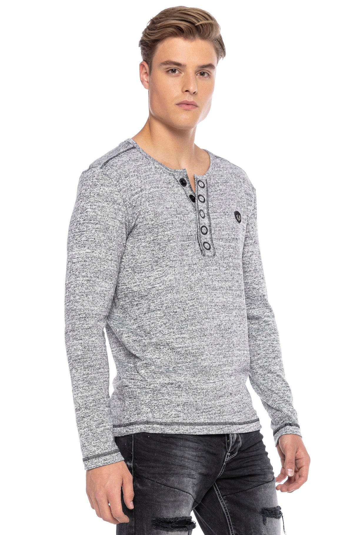 CL423 T-SHIRT À MANCHES LONGUES POUR HOMMES