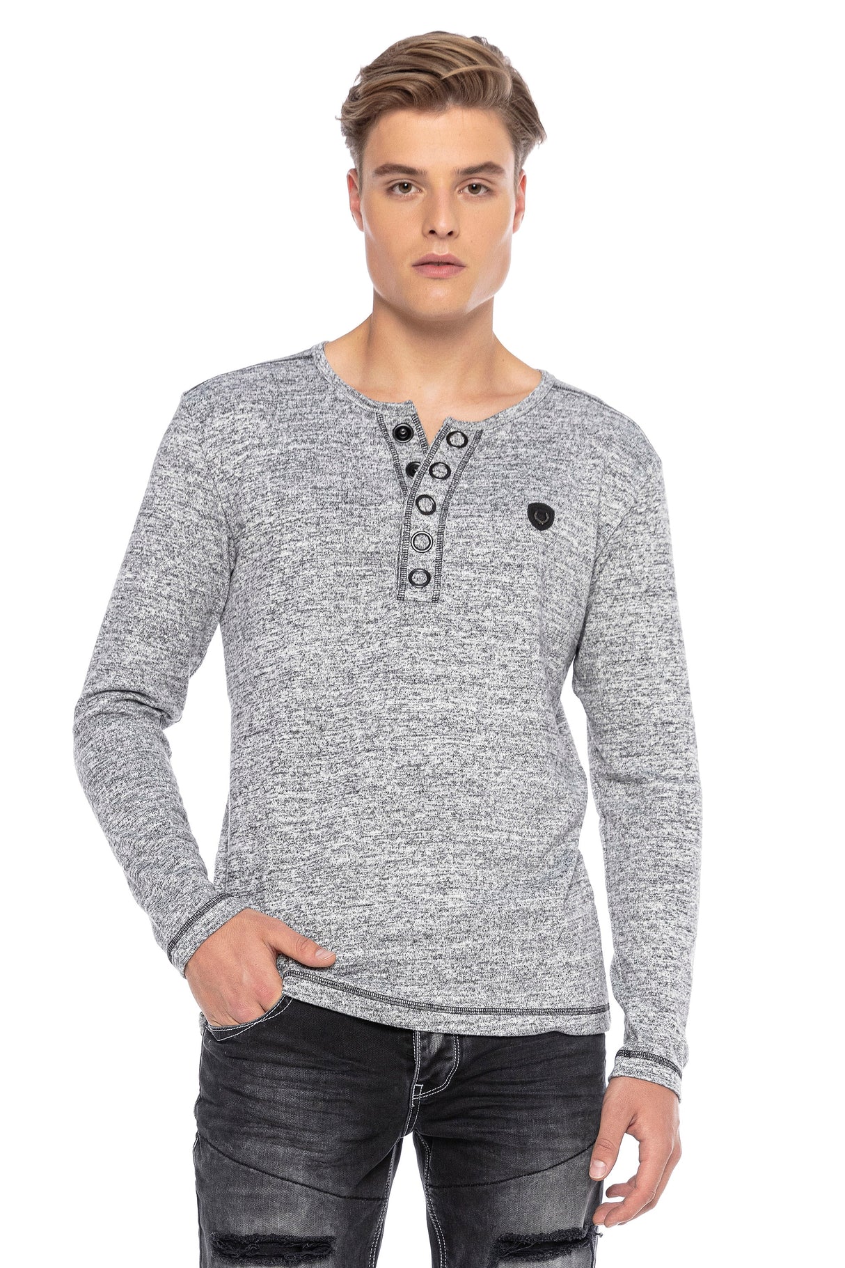 CL423 T-SHIRT À MANCHES LONGUES POUR HOMMES