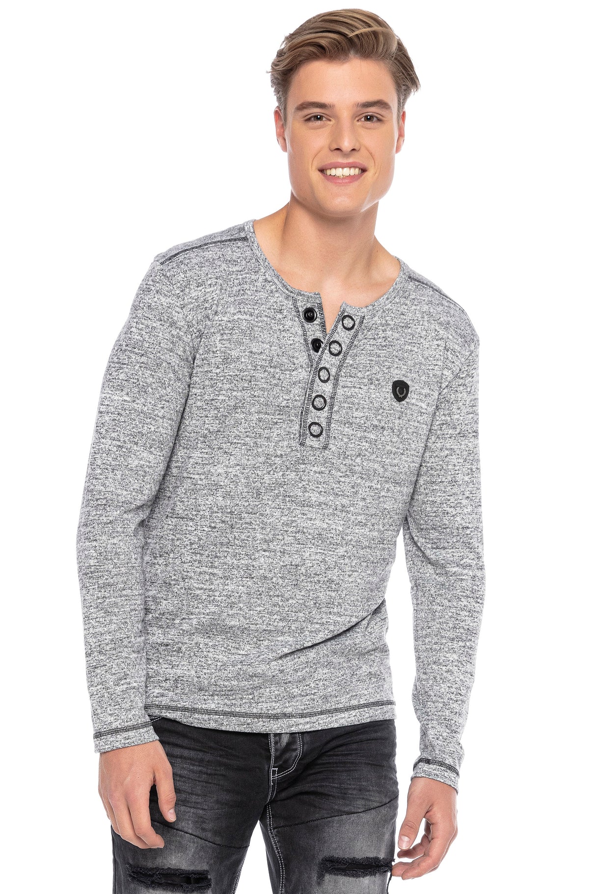 CL423 T-SHIRT À MANCHES LONGUES POUR HOMMES