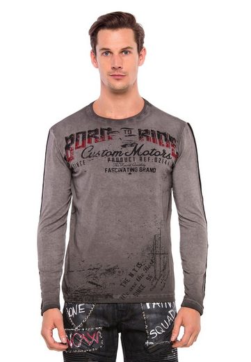 CL349 bluza męska w motorowym stylu