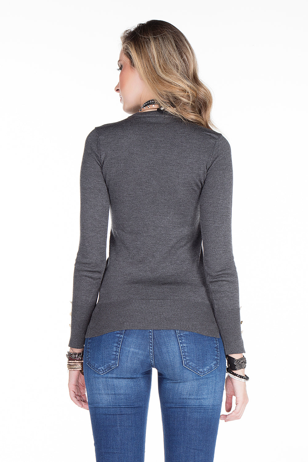 WP101 damski sweter klasyczny