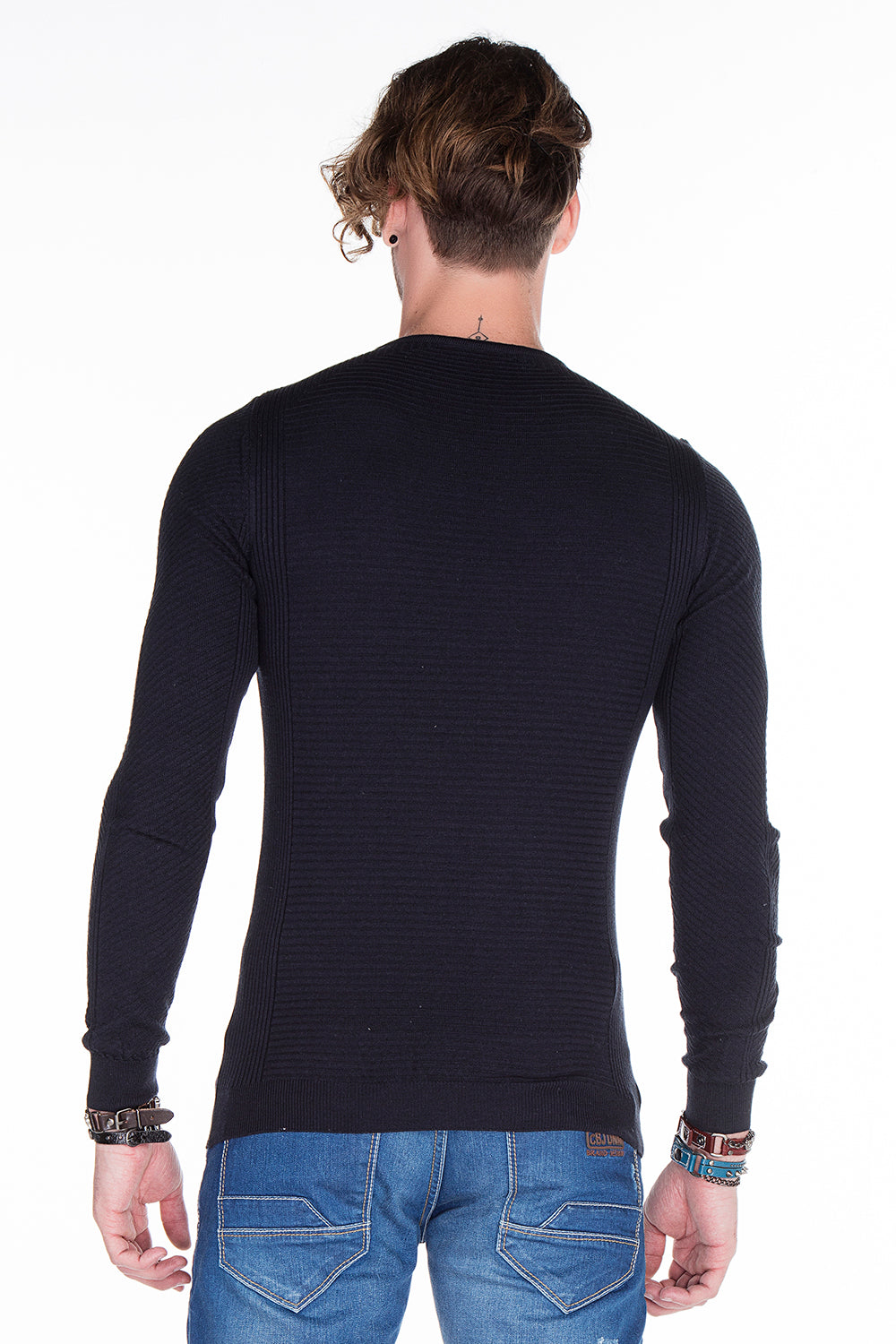 Sweter czarnych mężczyzn CP152