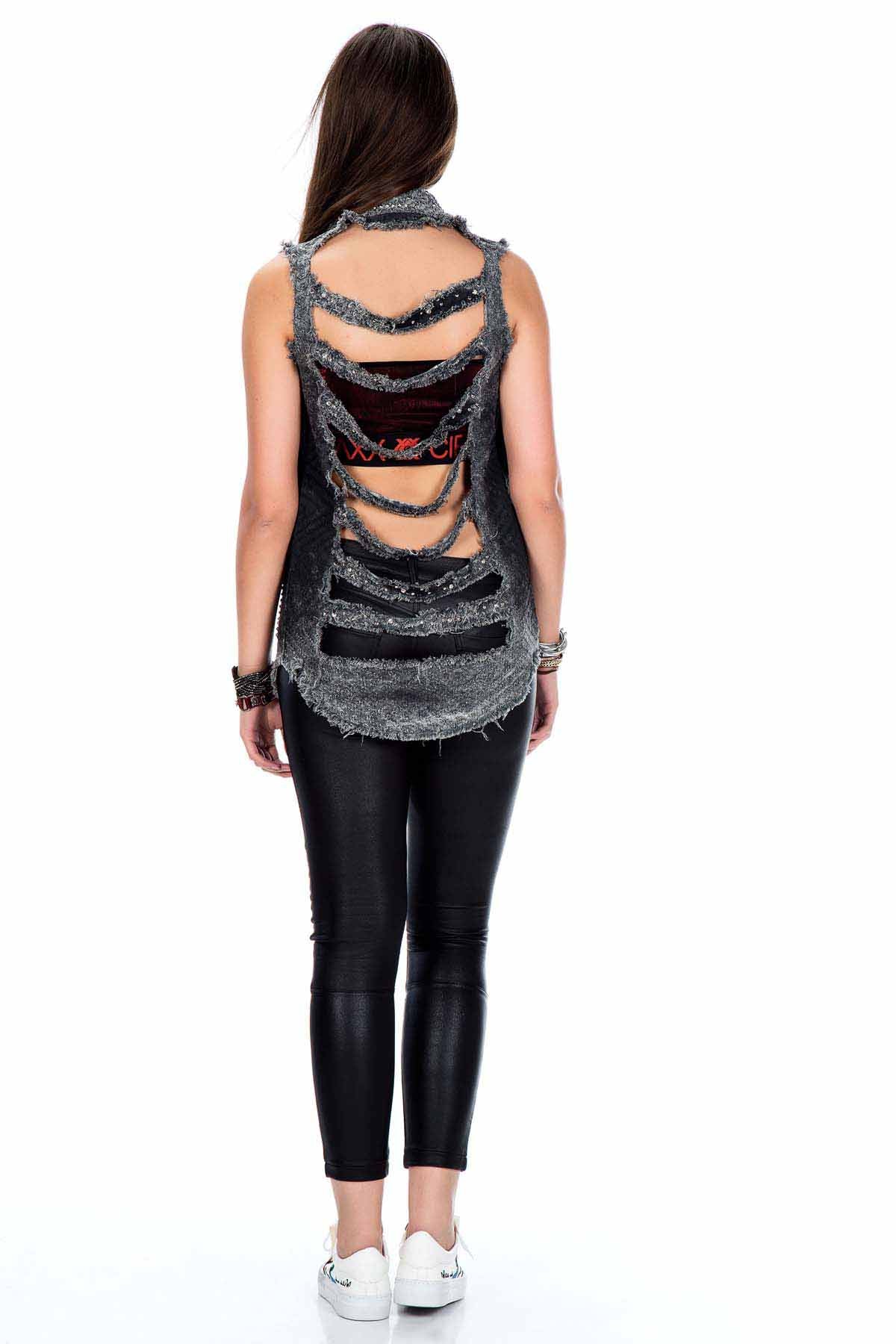 WH107 koszula damska bezrękawnik