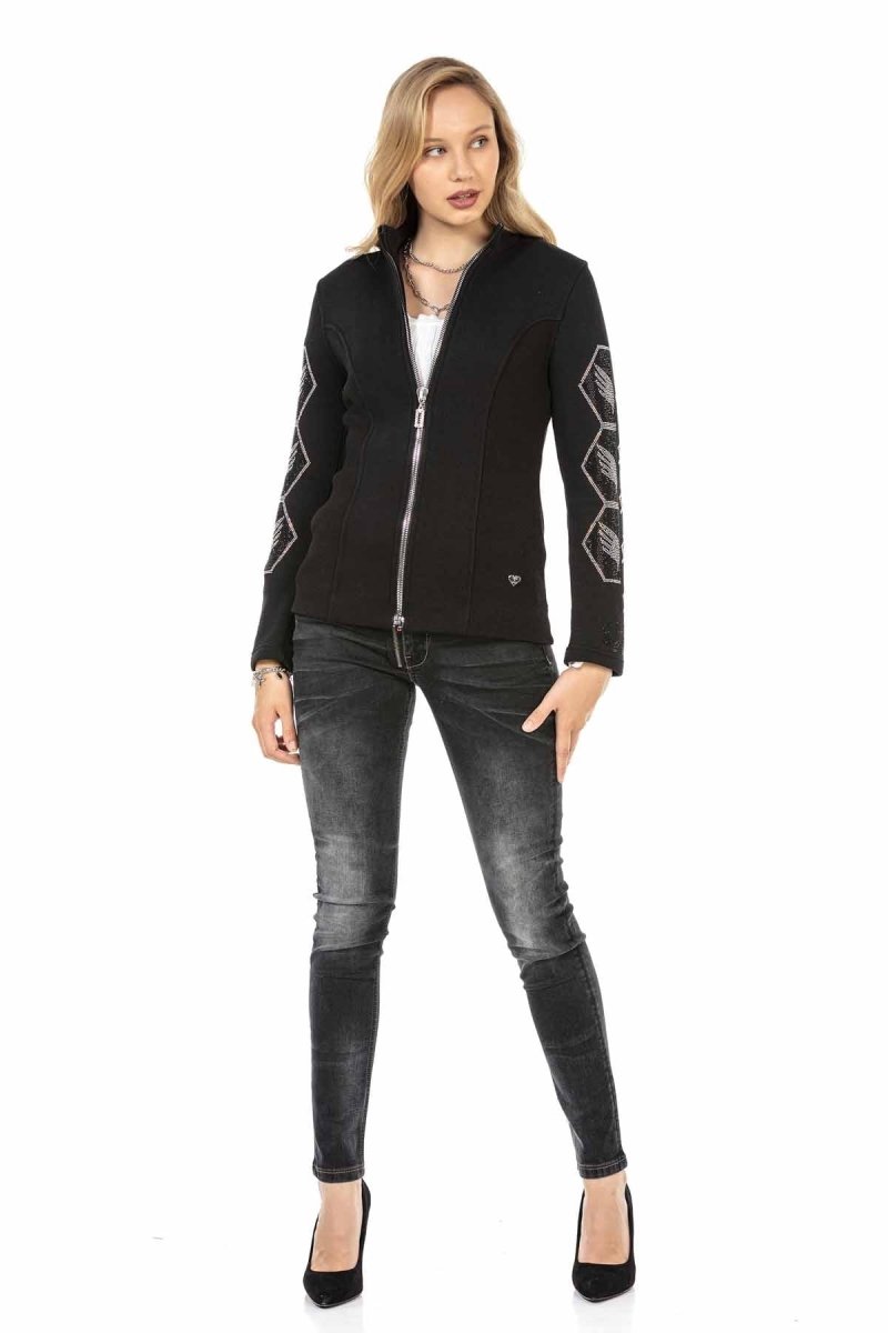 WJ197 marynarka damska z kamieniami