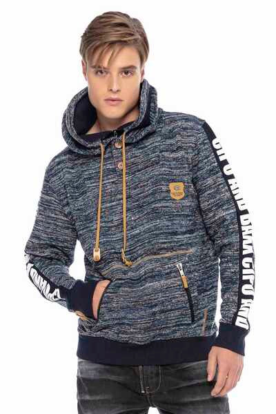 Cl421 Felpa da uomo blu