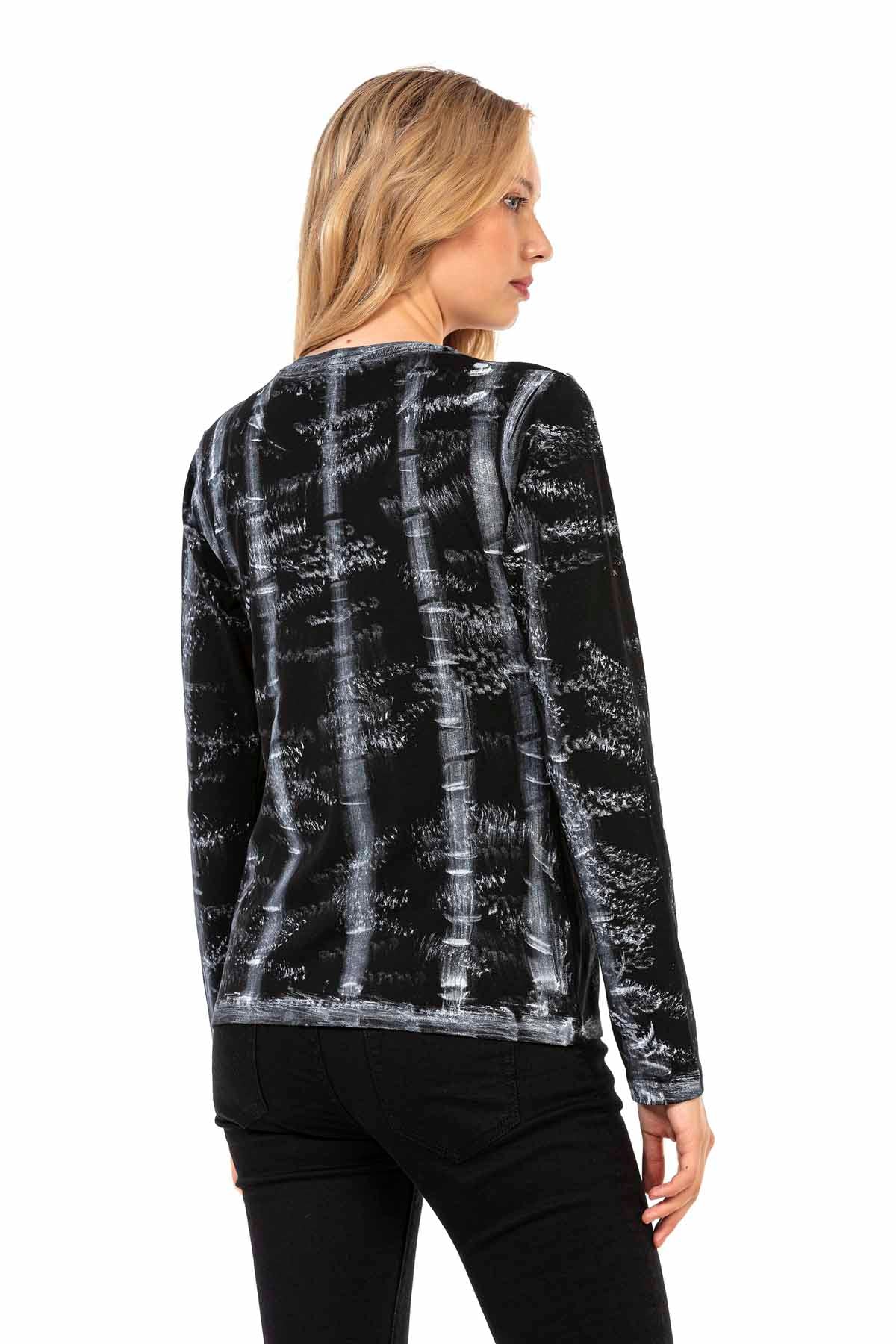 WL302 bluza damska z kamieniami