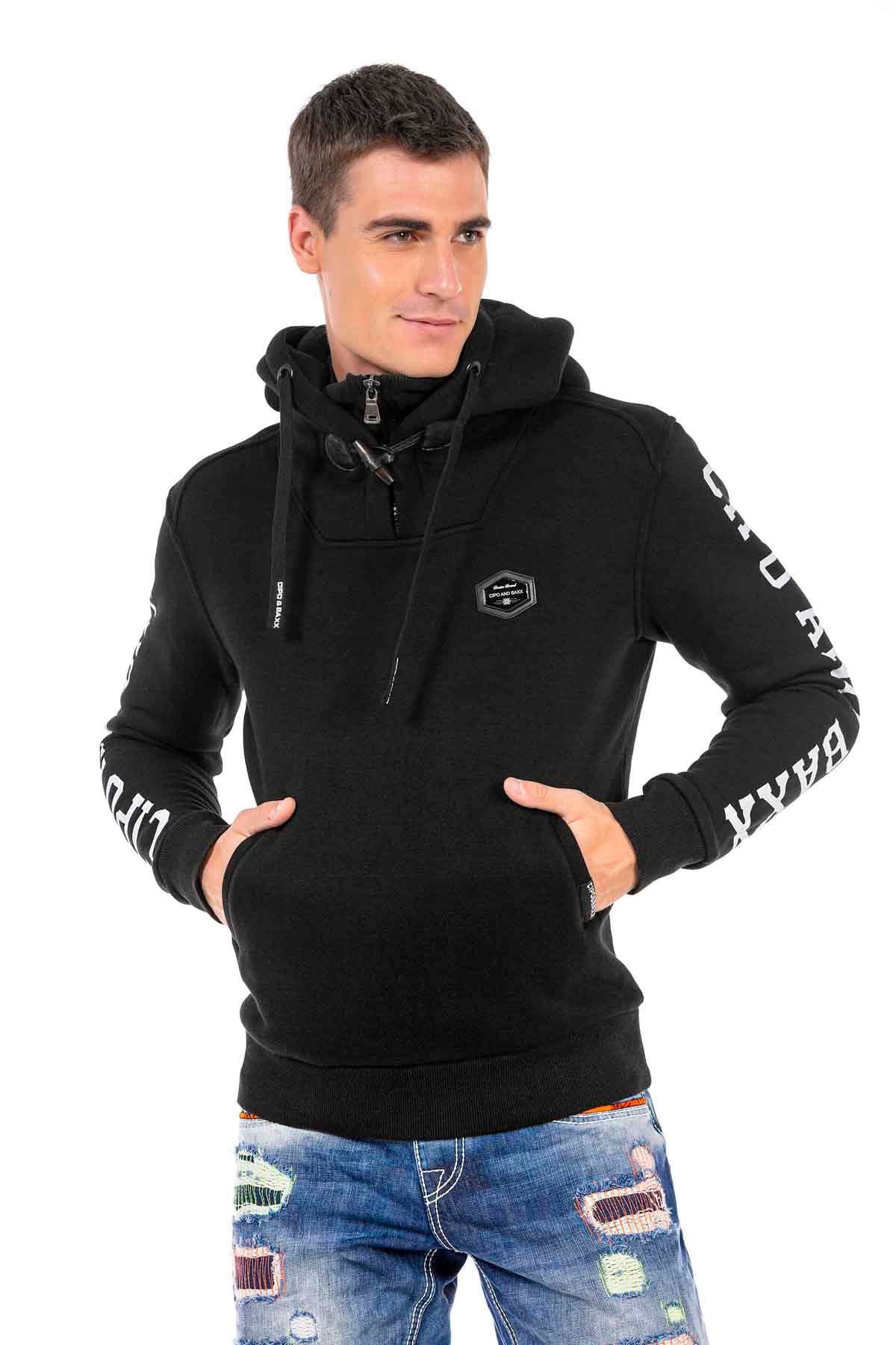 CL490 bluza męska z kołnierzem