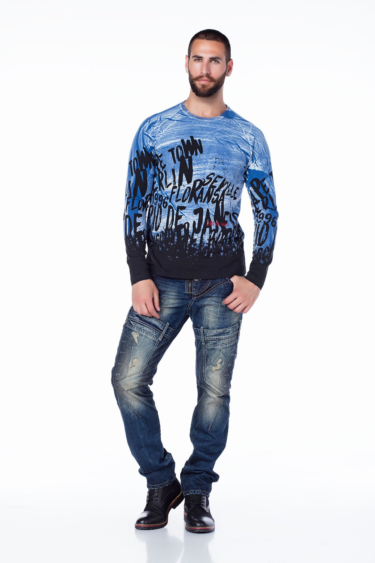 CL202 bluza męska batikowa