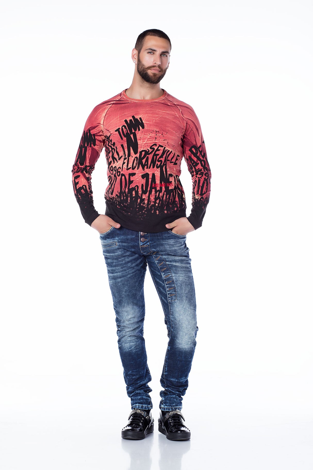 CL202 bluza męska batikowa