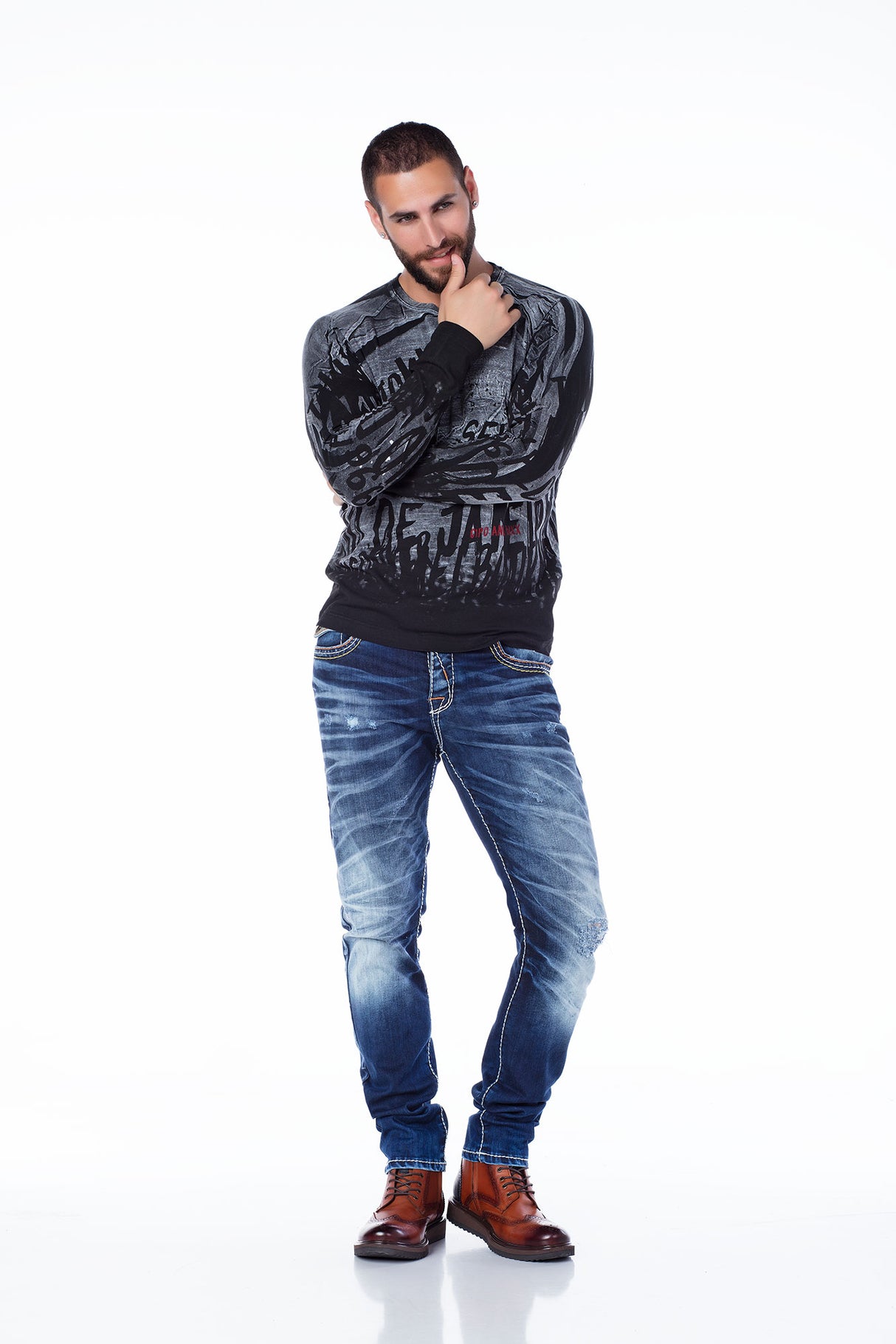 CL202 bluza męska batikowa