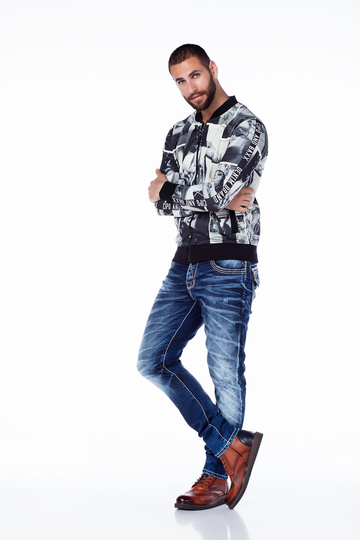 CL165 bluza męska dresowa