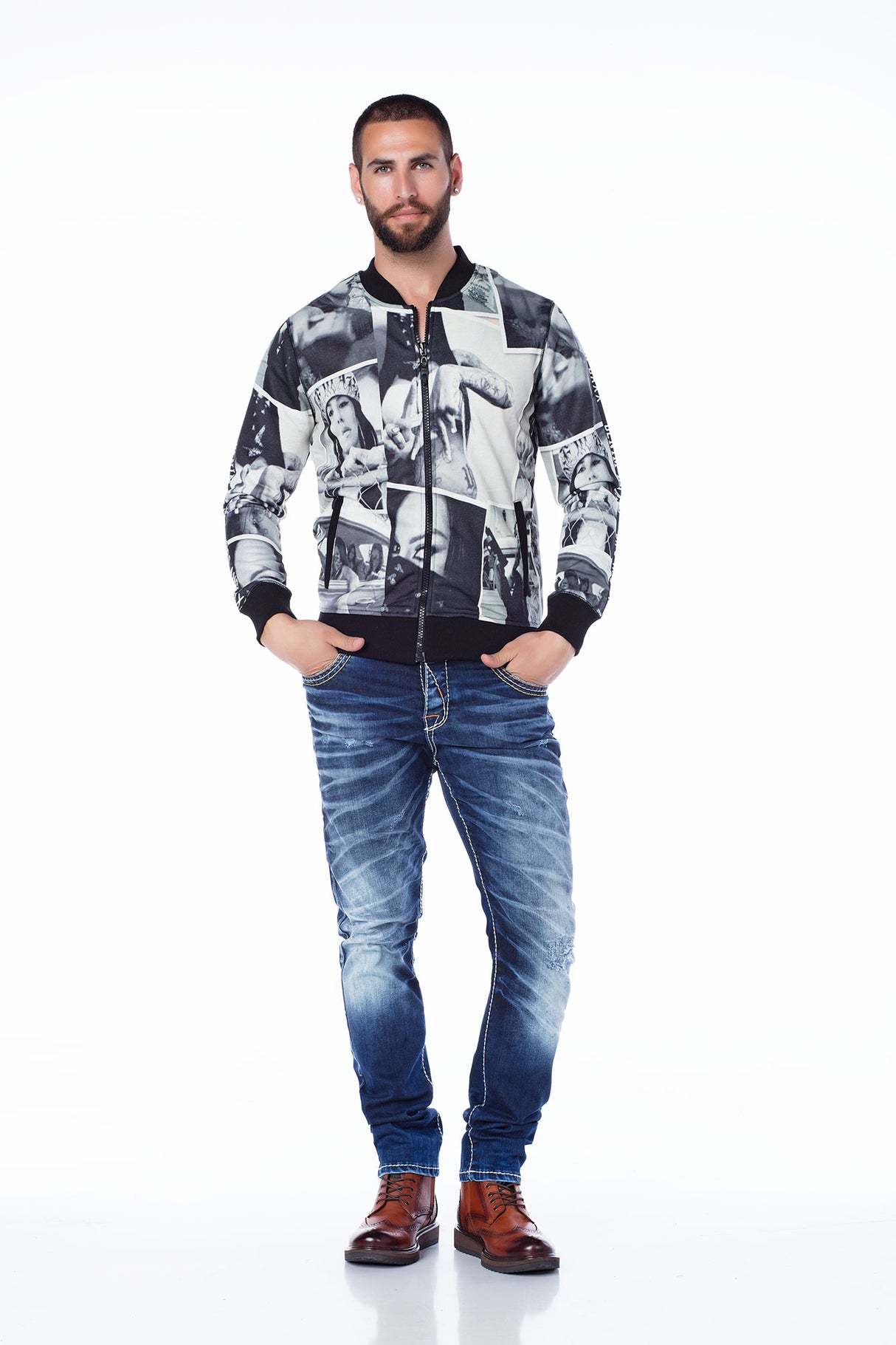 CL165 bluza męska dresowa