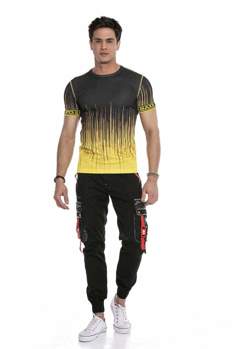 CT630 t-shirt męski wzorzysty