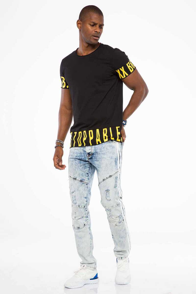 CT505 Men's T-Shirt with Big Brand Letters