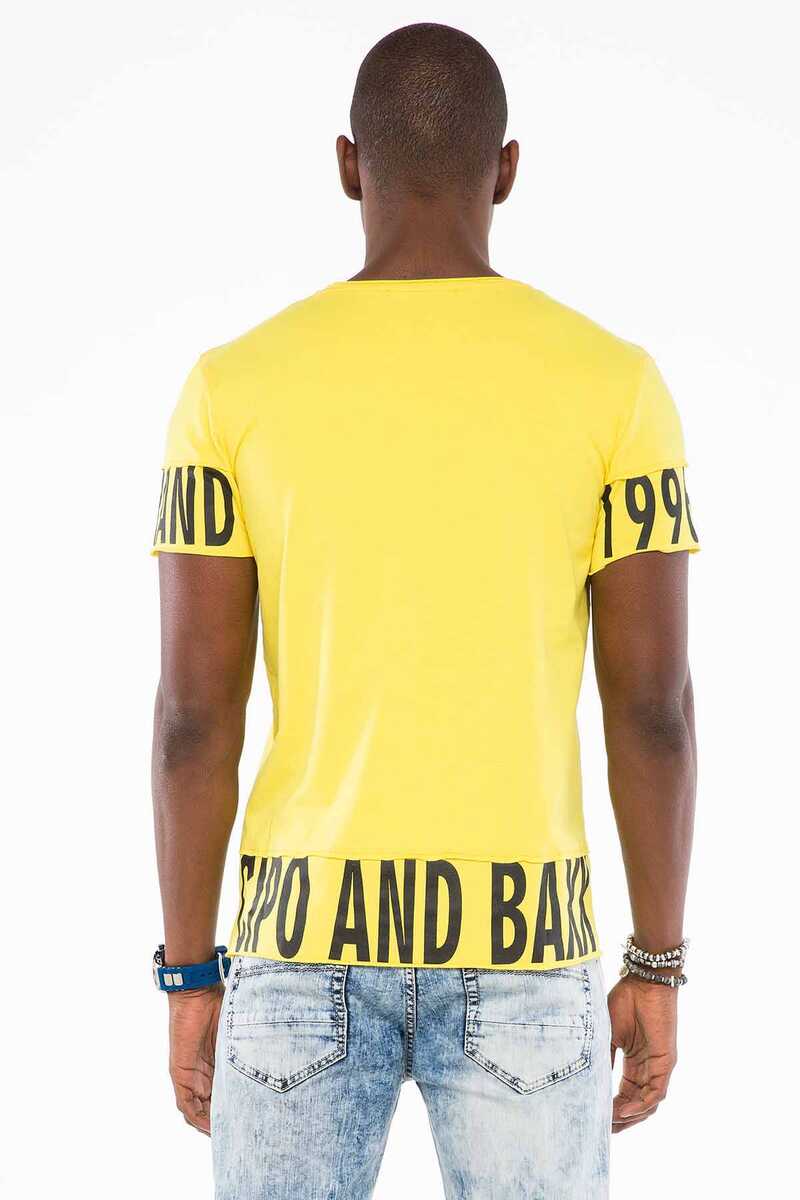 CT505 Men's T-Shirt with Big Brand Letters