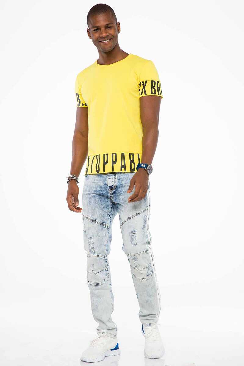 CT505 Men's T-Shirt with Big Brand Letters