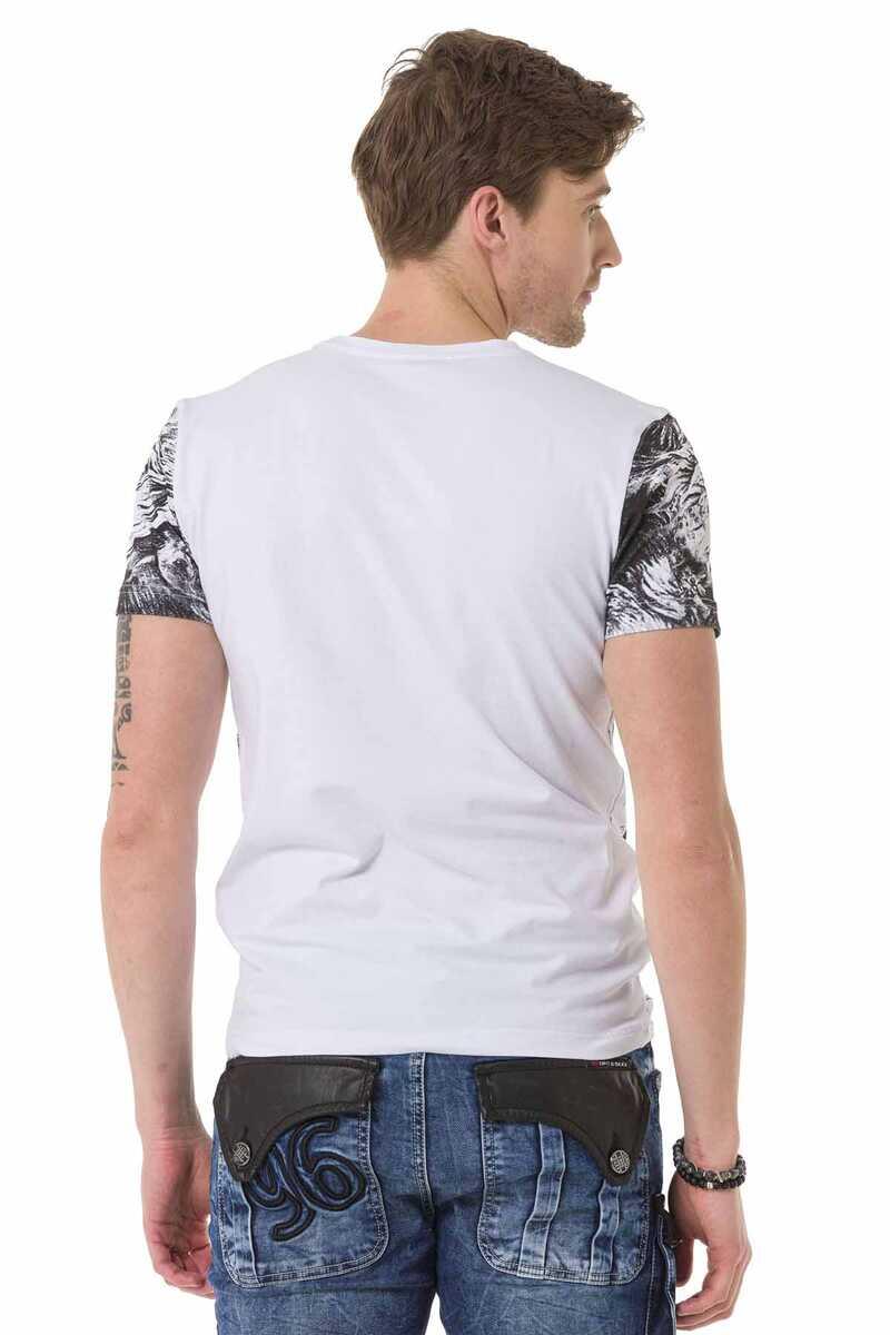 CT701 t-shirt męski z nadrukiem lwa