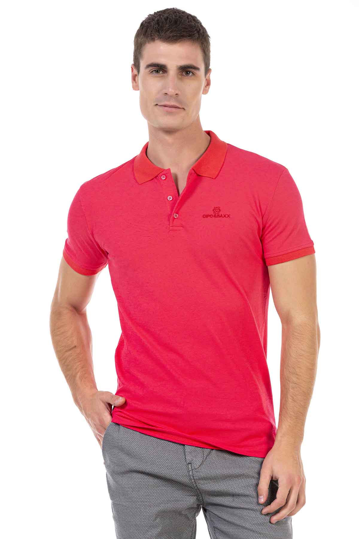 CT462 t-shirt męski polo